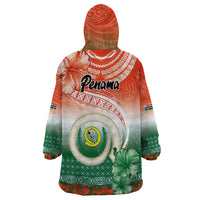 Penama Vanuatu Wearable Blanket Hoodie Hibiscus Sand Drawing with Pacific Pattern LT9 - Polynesian Pride