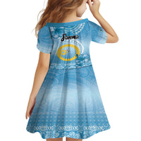Sanma Vanuatu Family Matching Summer Maxi Dress and Hawaiian Shirt Hibiscus Sand Drawing with Pacific Pattern LT9 - Polynesian Pride