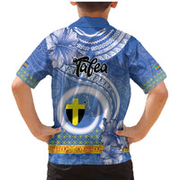 Tafea Vanuatu Family Matching Mermaid Dress and Hawaiian Shirt Hibiscus Sand Drawing with Pacific Pattern LT9 - Polynesian Pride
