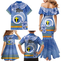 Tafea Vanuatu Family Matching Mermaid Dress and Hawaiian Shirt Hibiscus Sand Drawing with Pacific Pattern LT9 - Polynesian Pride