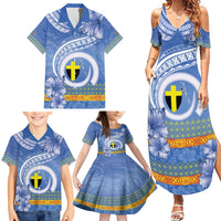Tafea Vanuatu Family Matching Summer Maxi Dress and Hawaiian Shirt Hibiscus Sand Drawing with Pacific Pattern LT9 - Polynesian Pride