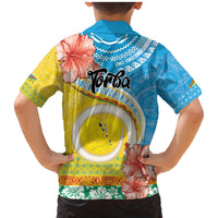 Torba Vanuatu Family Matching Mermaid Dress and Hawaiian Shirt Hibiscus Sand Drawing with Pacific Pattern LT9 - Polynesian Pride