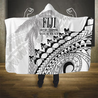 Custom Fiji Rugby Cibi Dance Hooded Blanket Create History World Cup Sevens LT9 - Polynesian Pride