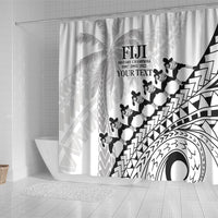 Custom Fiji Rugby Cibi Dance Shower Curtain Create History World Cup Sevens LT9 - Polynesian Pride