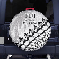 Custom Fiji Rugby Cibi Dance Spare Tire Cover Create History World Cup Sevens LT9 - Polynesian Pride