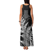 New Zealand Black Fern 7s Family Matching Tank Maxi Dress and Hawaiian Shirt History World Cup Sevens LT9 - Polynesian Pride