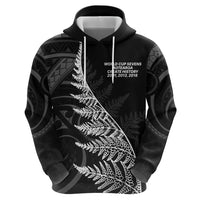 New Zealand Black Fern 7s Zip Hoodie History World Cup Sevens