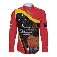 Personalised Papua Niugini Tok Pisin Wik Long Sleeve Button Shirt