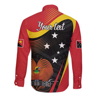 Personalised Papua Niugini Tok Pisin Wik Long Sleeve Button Shirt