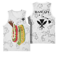 Hawaii Lei Kamehameha Basketball Jersey Ke'oke'o Seamless Pattern Hibiscus Flower