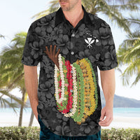 Hawaii Lei Kamehameha Hawaiian Shirt Ele'ele Seamless Pattern Hibiscus Flower