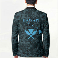 Hawaii Lei Kamehameha Blazer Uliuli Seamless Pattern Hibiscus Flower