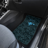 Hawaii Lei Kamehameha Car Mats Uliuli Seamless Pattern Hibiscus Flower LT9 - Polynesian Pride