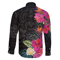 Hafa Adai Guam Family Matching Mermaid Dress and Hawaiian Shirt Tropical Flowers Colorful Vibes