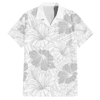 Samoa Lotu Tamaiti Family Matching Summer Maxi Dress and Hawaiian Shirt White Sun Day Beauty Hibiscus Ver01