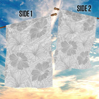 Samoa Lotu Tamaiti Garden Flag White Sun Day Beauty Hibiscus Ver01