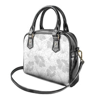 Samoa Lotu Tamaiti Shoulder Handbag White Sun Day Beauty Hibiscus Ver01