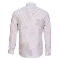 Samoa Lotu Tamaiti Family Matching Short Sleeve Bodycon Dress and Hawaiian Shirt White Sun Day Beauty Hibiscus Ver02