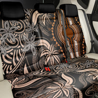 Polynesia Dashiki Back Car Seat Cover Polynesia and Africa Traditional Special Together Gold LT9 - Polynesian Pride