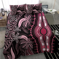 Polynesia Dashiki Bedding Set Polynesia and Africa Traditional Special Together Pink LT9 - Polynesian Pride