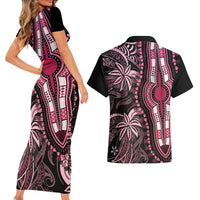 polynesia-dashiki-couples-matching-short-sleeve-bodycon-dress-and-hawaiian-shirt-polynesia-and-africa-traditional-special-together-pink