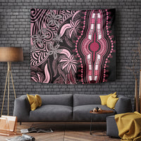 Polynesia Dashiki Tapestry Polynesia and Africa Traditional Special Together Pink LT9 Pink - Polynesian Pride