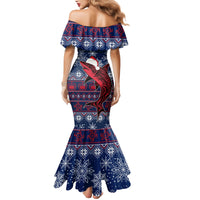 Samoa Manuia Le Kirisimasi Mermaid Dress Samoan Fishing Tribal Pattern Christmas Vibe LT9 - Polynesian Pride