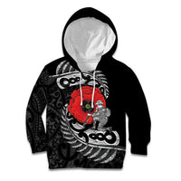 ANZAC Day Aotearoa Silver Fern Maori Personalised Kid Hoodie