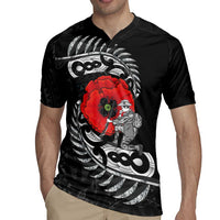 ANZAC Day Aotearoa Silver Fern Maori Personalised Rugby Jersey LT9 - Polynesian Pride
