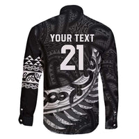 New Zealand Indigenous-Maori Rugby Custom Family Matching Long Sleeve Bodycon Dress and Hawaiian Shirt LT9 - Polynesian Pride