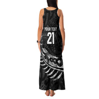 New Zealand Indigenous-Maori Rugby Custom Family Matching Tank Maxi Dress and Hawaiian Shirt LT9 - Polynesian Pride