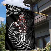 New Zealand Indigenous-Maori Rugby Custom Garden Flag