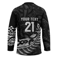 New Zealand Indigenous-Maori Rugby Custom Hockey Jersey - Polynesian Pride