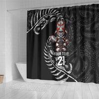 New Zealand Indigenous-Maori Rugby Custom Shower Curtain