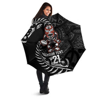 New Zealand Indigenous-Maori Rugby Custom Umbrella - Polynesian Pride