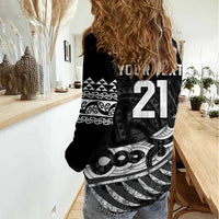 New Zealand Indigenous-Maori Rugby Custom Women Casual Shirt LT9 - Polynesian Pride