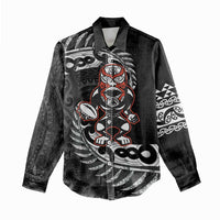 New Zealand Indigenous-Maori Rugby Custom Women Casual Shirt LT9 - Polynesian Pride