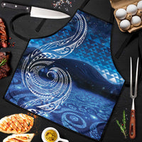 New Zealand Matariki Apron Taniko Aramoana With Koru Galaxy Sky Night - Polynesian Pride