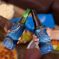 New Zealand Matariki 4 in 1 Can Cooler Tumbler Taniko Aramoana With Koru Galaxy Sky Night LT9 - Polynesian Pride