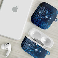 New Zealand Matariki AirPods Case Taniko Aramoana With Maori Galaxy Sky Night - Polynesian Pride