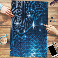 New Zealand Matariki Puzzle Taniko Aramoana With Maori Galaxy Sky Night - Polynesian Pride