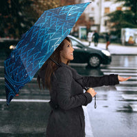New Zealand Matariki Umbrella Taniko Aramoana With Maori Galaxy Sky Night - Polynesian Pride