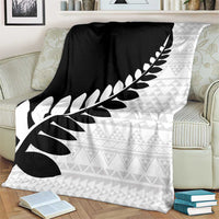 New Zealand Silver Fern Niho Taniwha Blanket