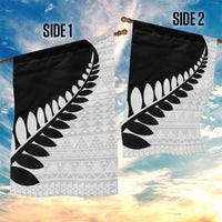 New Zealand Silver Fern Niho Taniwha Garden Flag