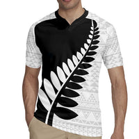 New Zealand Silver Fern Niho Taniwha Rugby Jersey LT9 - Polynesian Pride