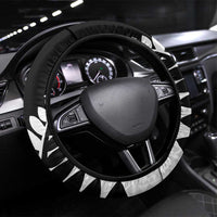 New Zealand Silver Fern Niho Taniwha Steering Wheel Cover