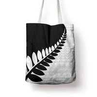 New Zealand Silver Fern Niho Taniwha Tote Bag - Polynesian Pride