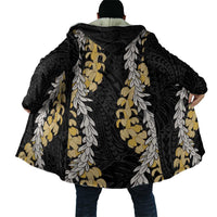 Puakenikeni and Maile Lei Cloak Black Double Strand Lei - Polynesian Pride