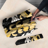 Puakenikeni and Maile Lei Umbrella Black Double Strand Lei - Polynesian Pride