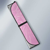 Puakenikeni and Maile Lei Auto Sun Shade Pink Double Strand Lei - Polynesian Pride